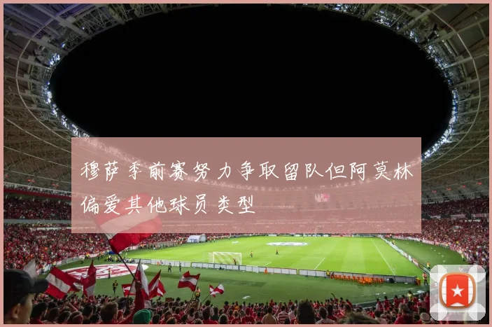 穆萨季前赛努力争取留队但阿莫林偏爱其他球员类型